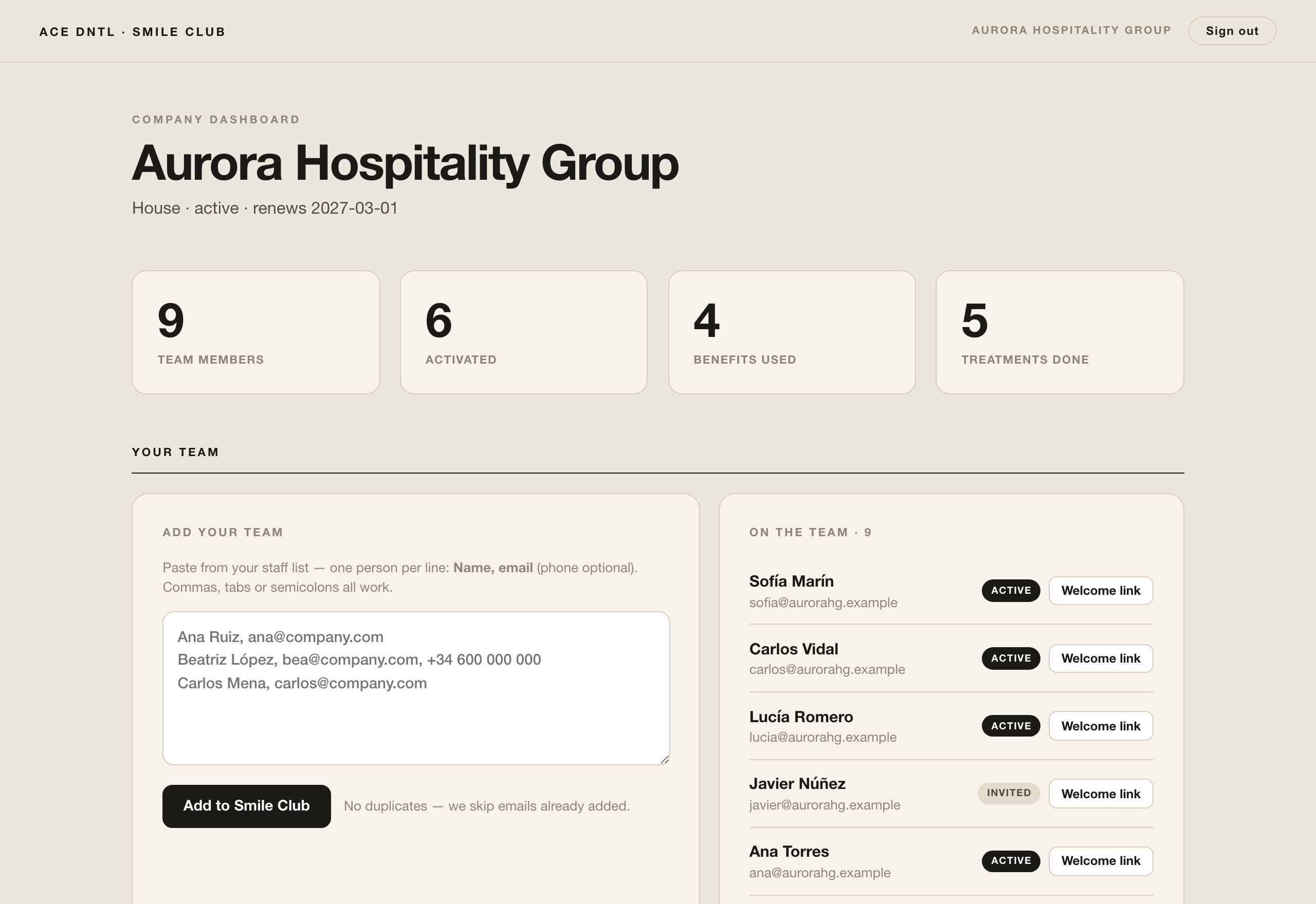 Company portal